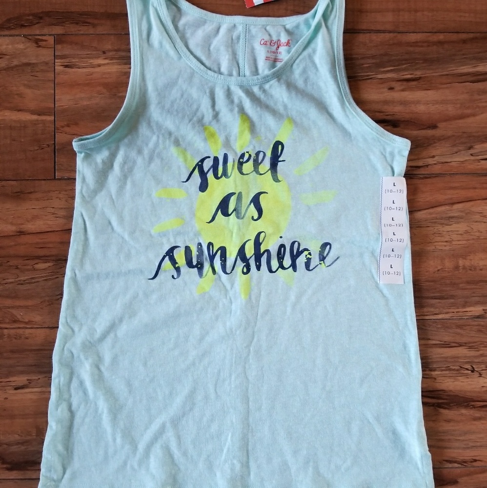 Girl's graphic tank top